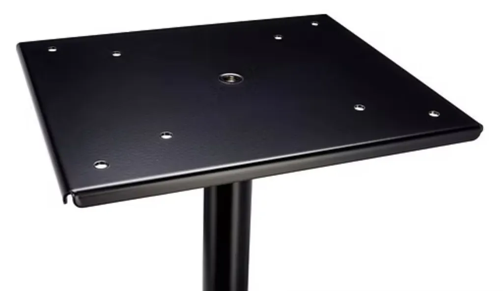 PIED EMBASE TELESCOPIQUE AVEC PLAQUE