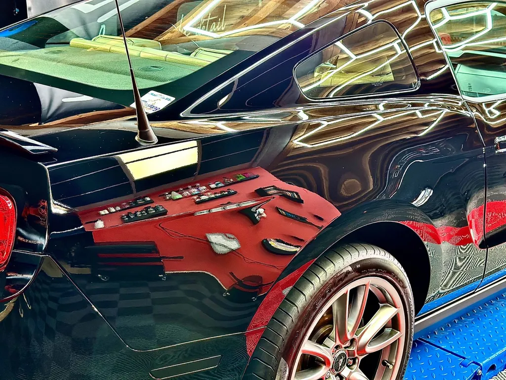 Rénovation carrosserie polissage traitement céramique Lyon Ford Mustang Shelby GT 500