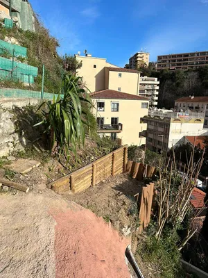 Stabilisation de talus après réalisation à Nice Nord