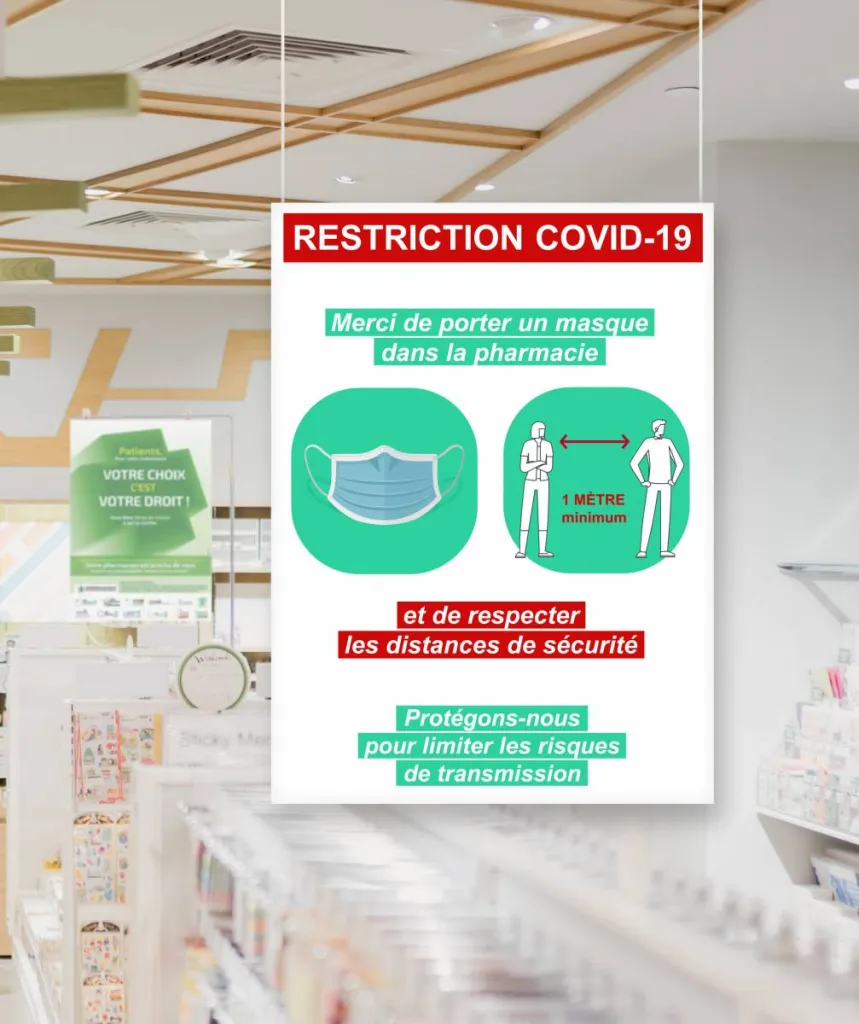 its arts graphiques; Aubagne; autocollant; affichage des consignes