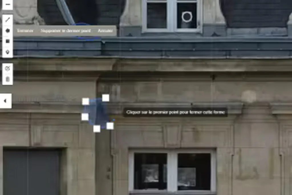 Inspection de façade dans Tesseract