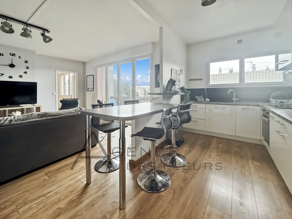 A saisir appartement de 66 m² habitables sur la commune d'ELBEUF 76500