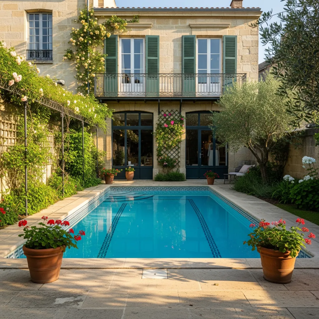 Piscine à coque 8x4 à Bordeaux proche des Chartrons avec AlohaPiscines.com