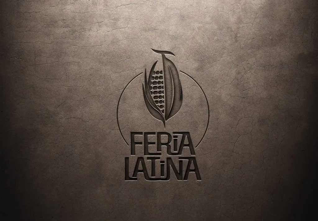 graphiste logo feria latina cuisine amérique du sud à marseille