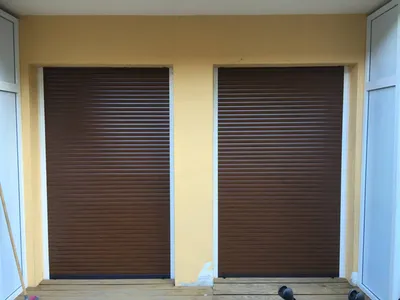 pose de volet roulant en Alu couleur imitation bois à Nice