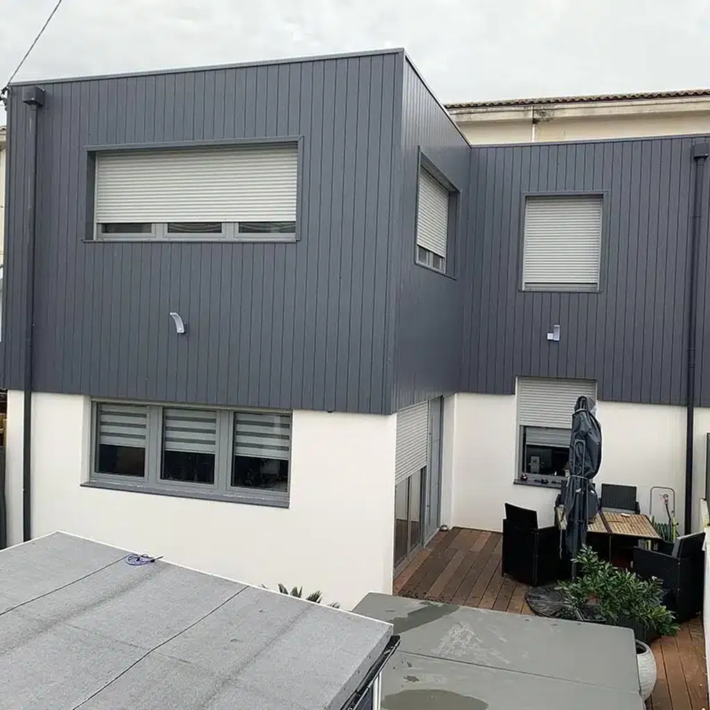 Pose de bardage moderne et durable en Gironde : amélioration thermique & esthétique soignée