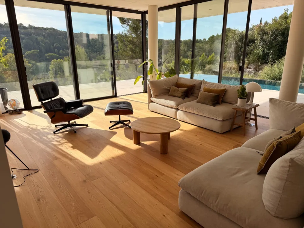 Pose de parquet New York Natural Lamett, la Parqueterie Aixoise