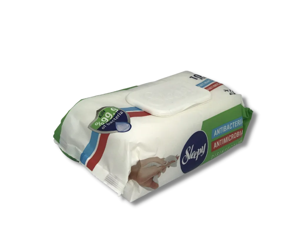 Lingettes désinfectantes visage et corps