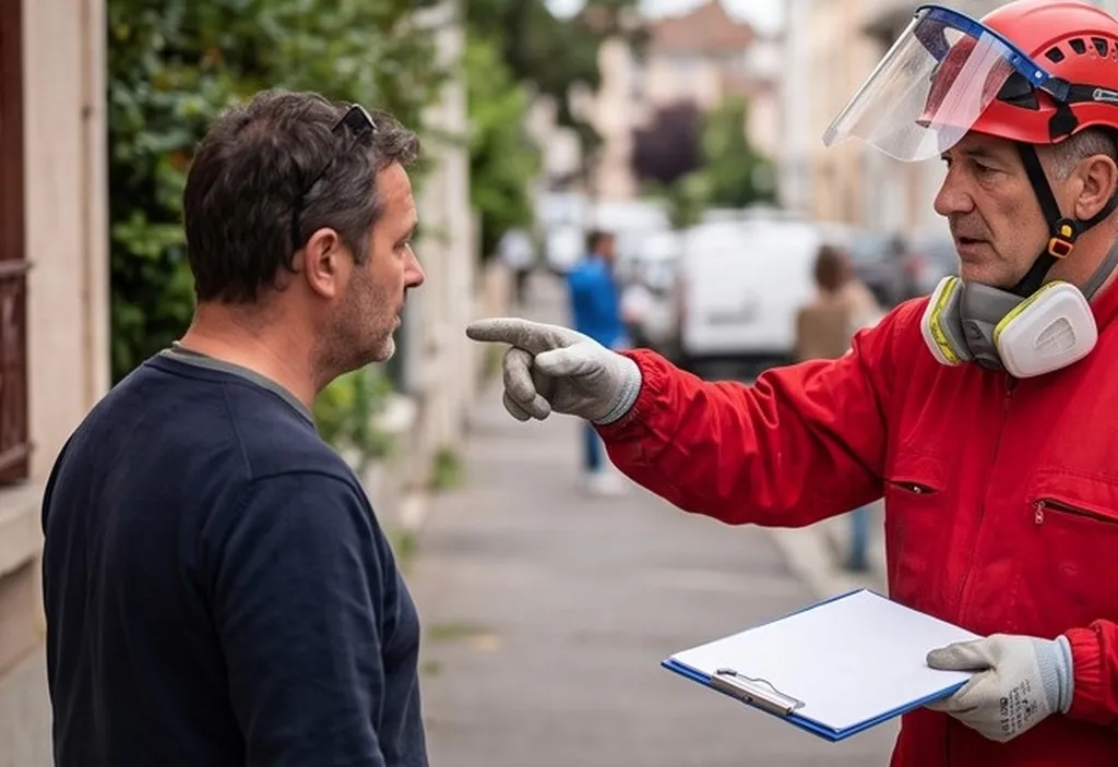 Éradication de nids de guêpes sous toiture à Villefranche-sur-Saône : traitement par projection de poudre biocide, retrait mécanique des rayons et sécurisation des accès pour les particuliers
