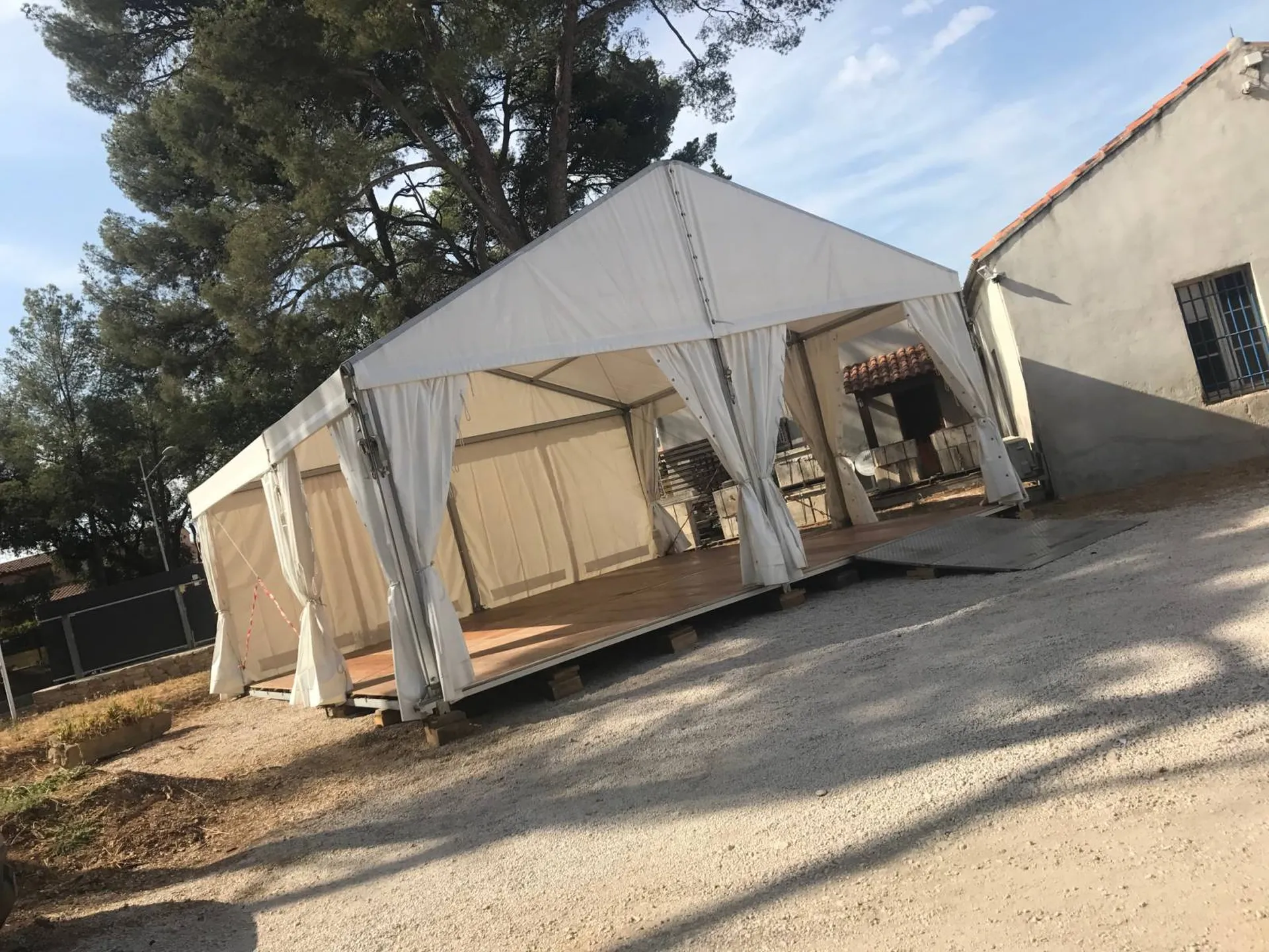 Location de chapiteau - 8m