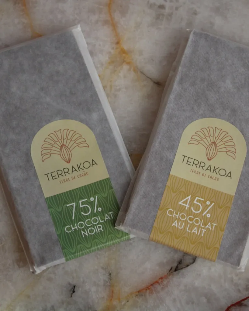 Tablettes aux inclusions Terrakoa, un chocolat d’exception sublimé par fruits secs et éclats croquants