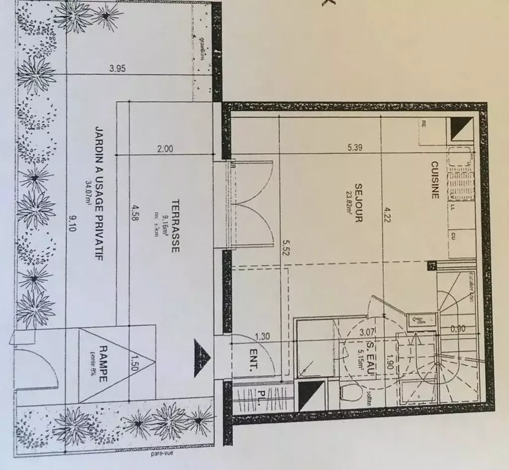 Location appartement Bordeaux, 2 pièces, 1 chambre, 41 m², 890 € / mois (charges comprises)