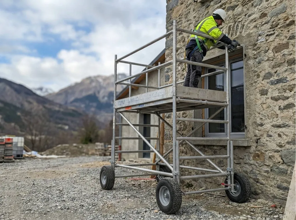 Quel est le meilleur échafaudage pour des interventions ponctuelles sur 1 à 2 jours ?