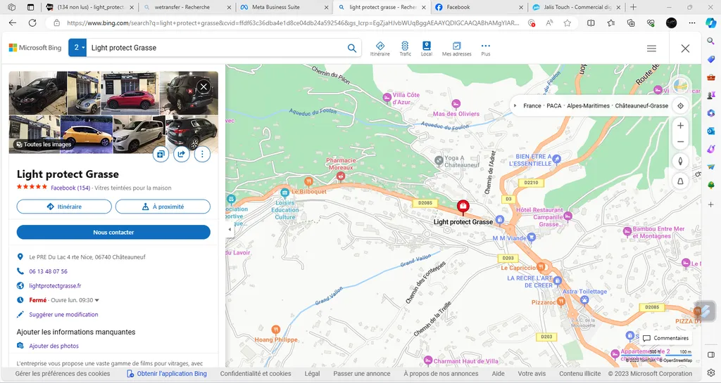 Nous situer, nous rendre visite