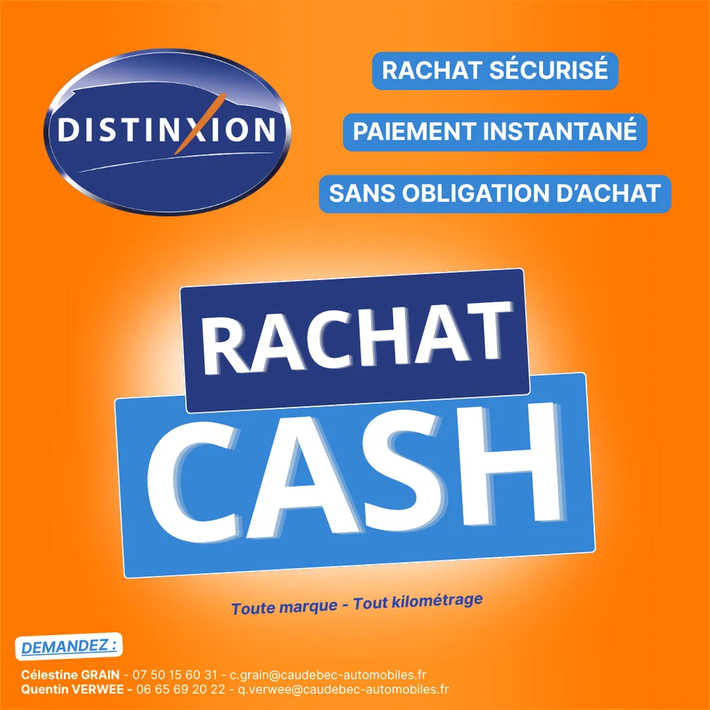RDV rachat Cash Voiture La Frénaye Caudebec Automobiles Distinxion