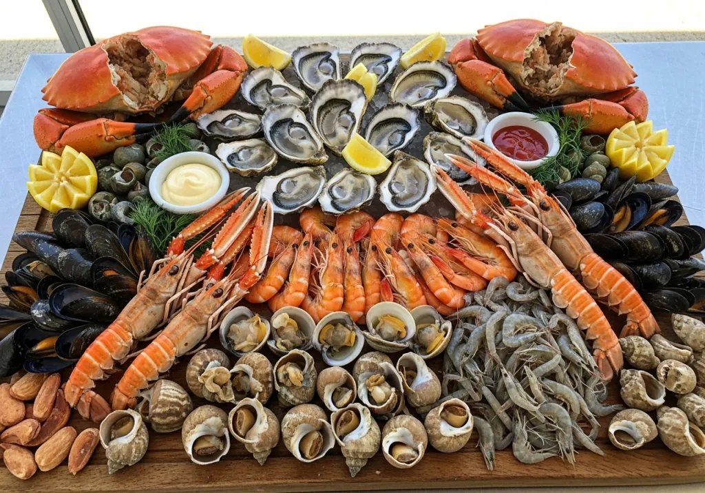 La mer en majesté, un plateau somptueux pour sublimer vos plus belles tablées conviviales et festives à Biot près de Cagnes-sur-Mer