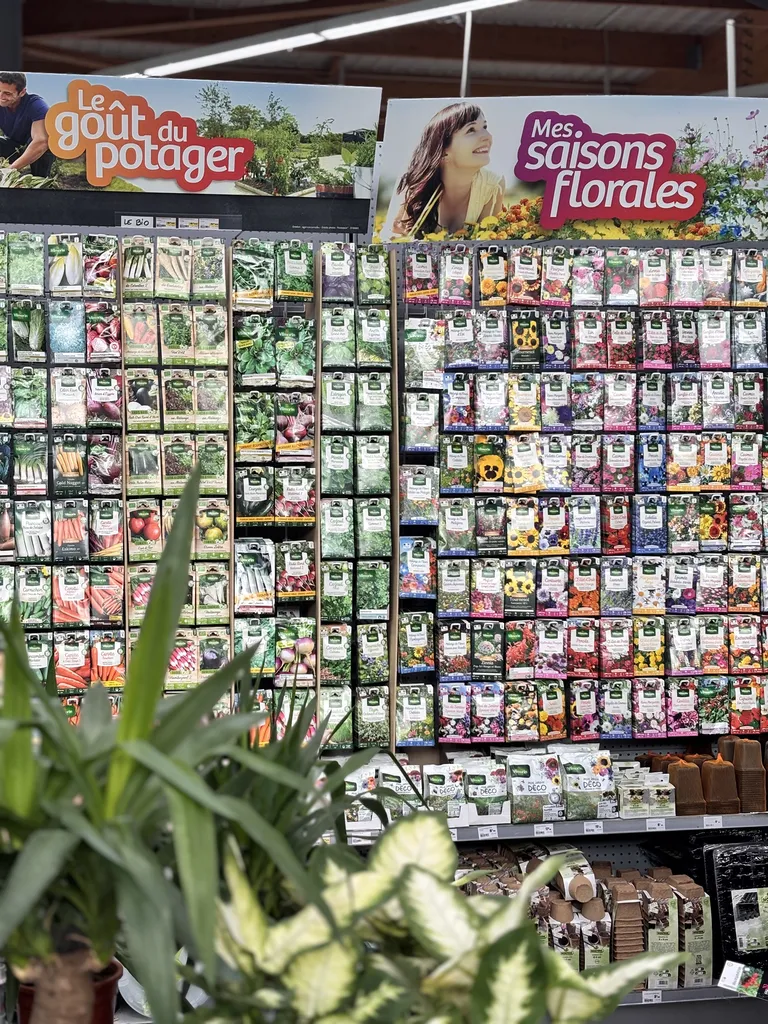 Magasin jardinerie pour acheter des graines et faire des semis