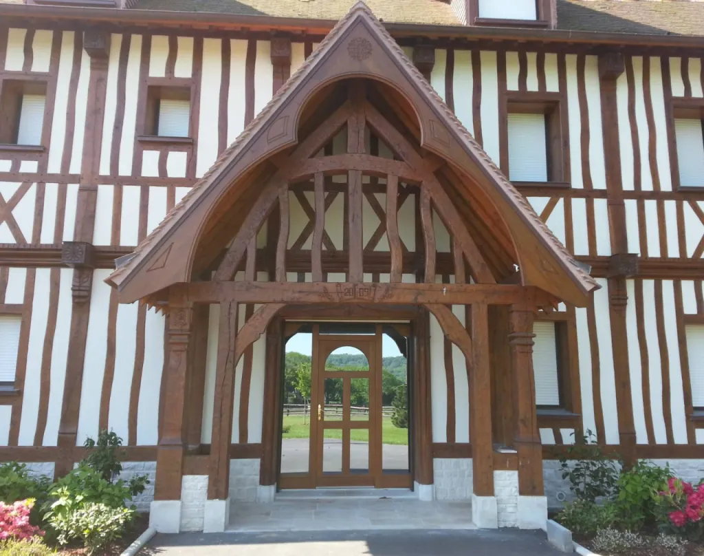 Trouver un constructeur de  manoir Normand en colombages à Pont l'évêque proche Deauville dans le Calvados 14