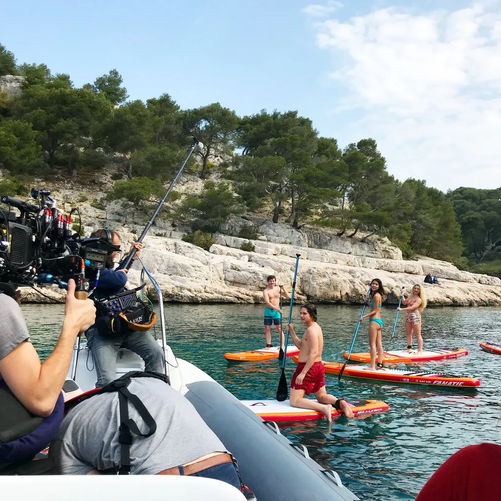 tournage film calanques