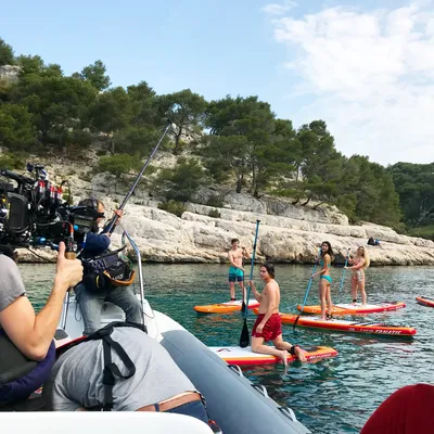 tournage film calanques