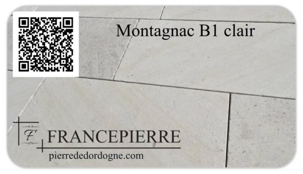 Montagnac B1 clair (Limeyrat, Auberoche) Pierre de Dordogne 24
