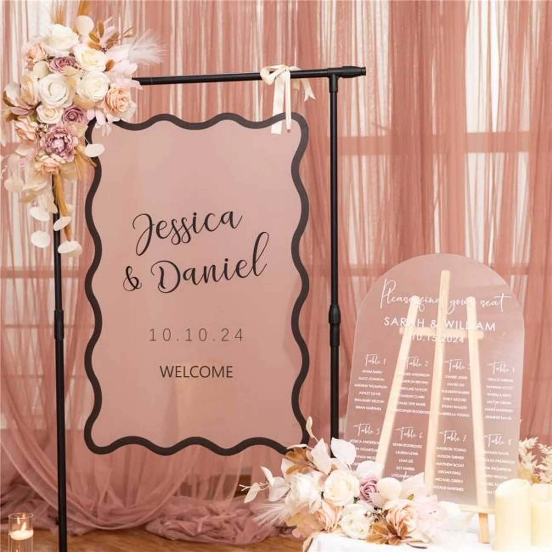 panneau bienvenue de mariage à marseille