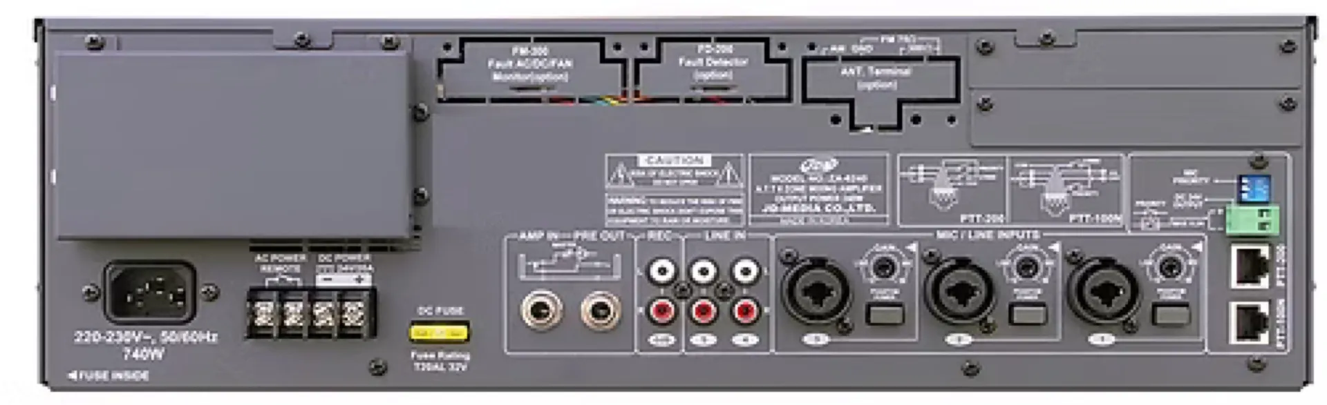 Amplificateur préampli ZA 6600 RONDSON 6 Zones 600 Watts