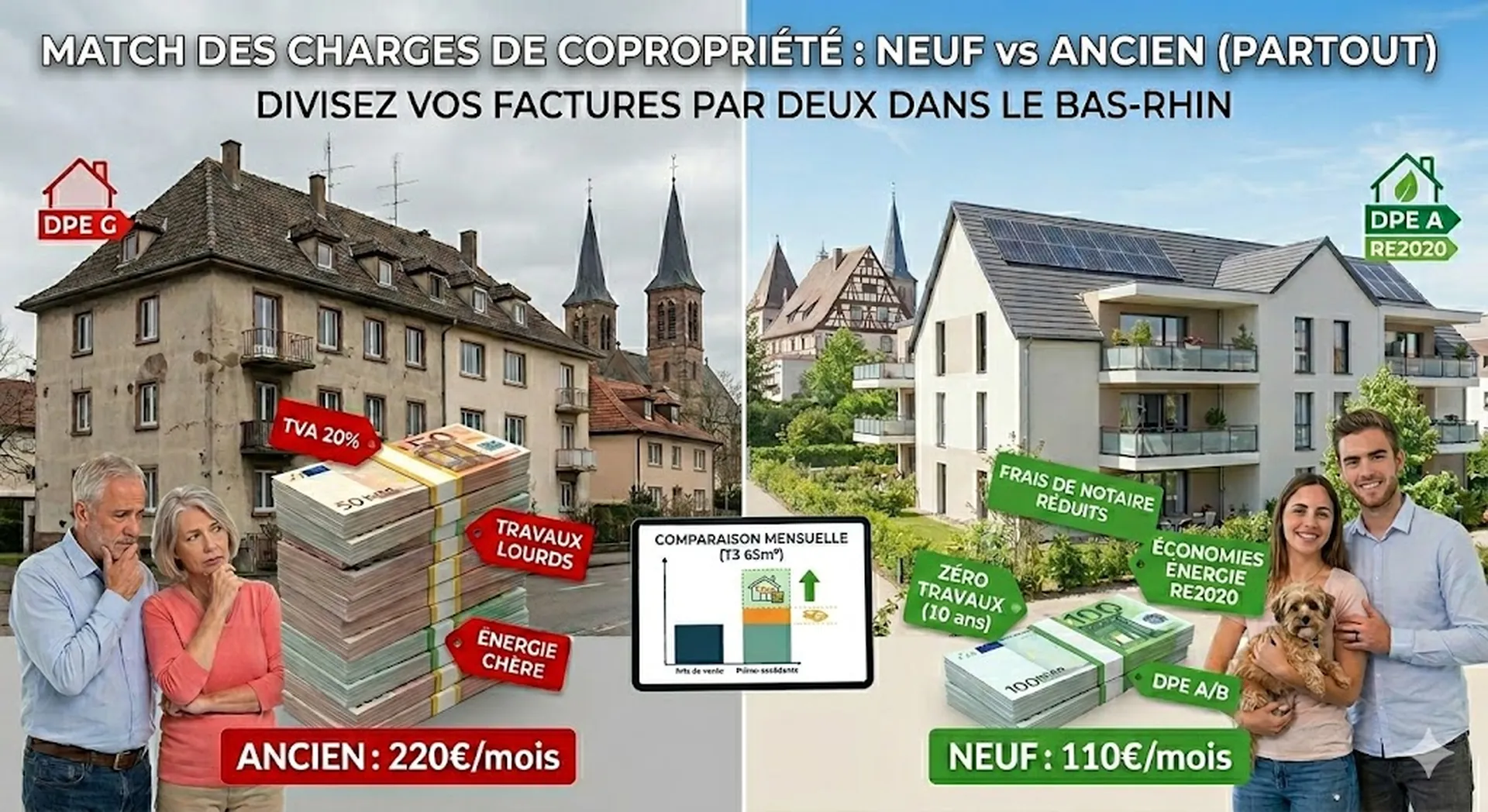 Charge De copropriété Ancien vs Neuf