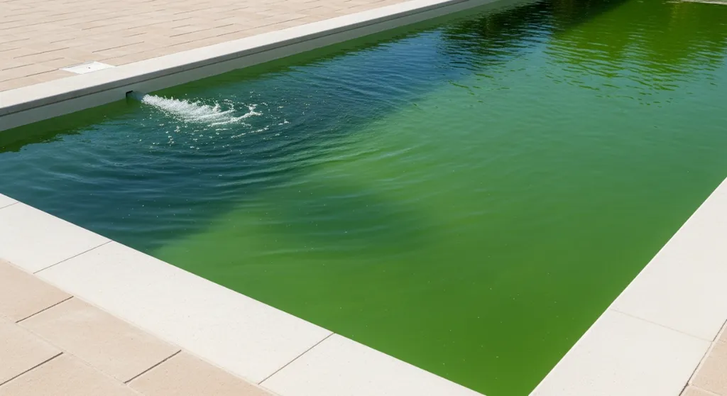 Pourquoi l'eau de ma piscine devient-elle verte malgré la filtration, aux Pennes-Mirabeau dans les Bouches-du-Rhône ?