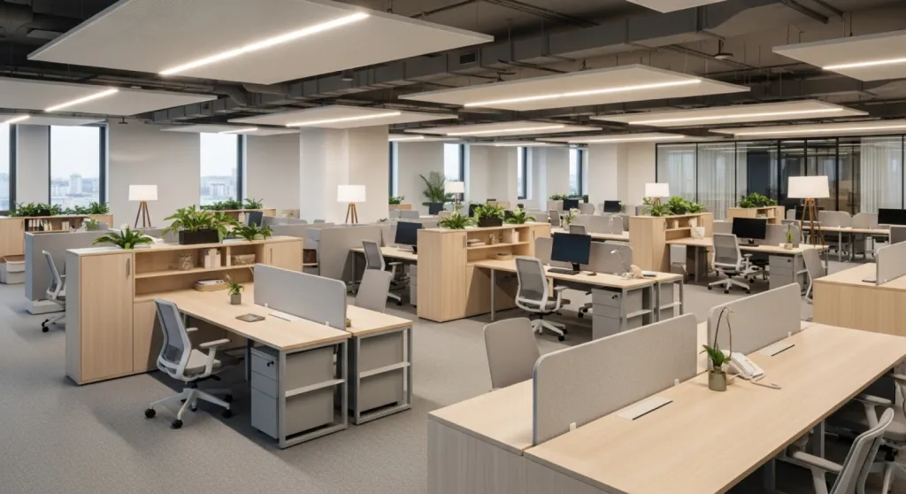 Solutions sur mesure pour l’aménagement de bureaux professionnels avec bureau d’étude interne et space planning ergonomique par un spécialiste avec devis gratuit à Marseille dans les Bouches-du-Rhône