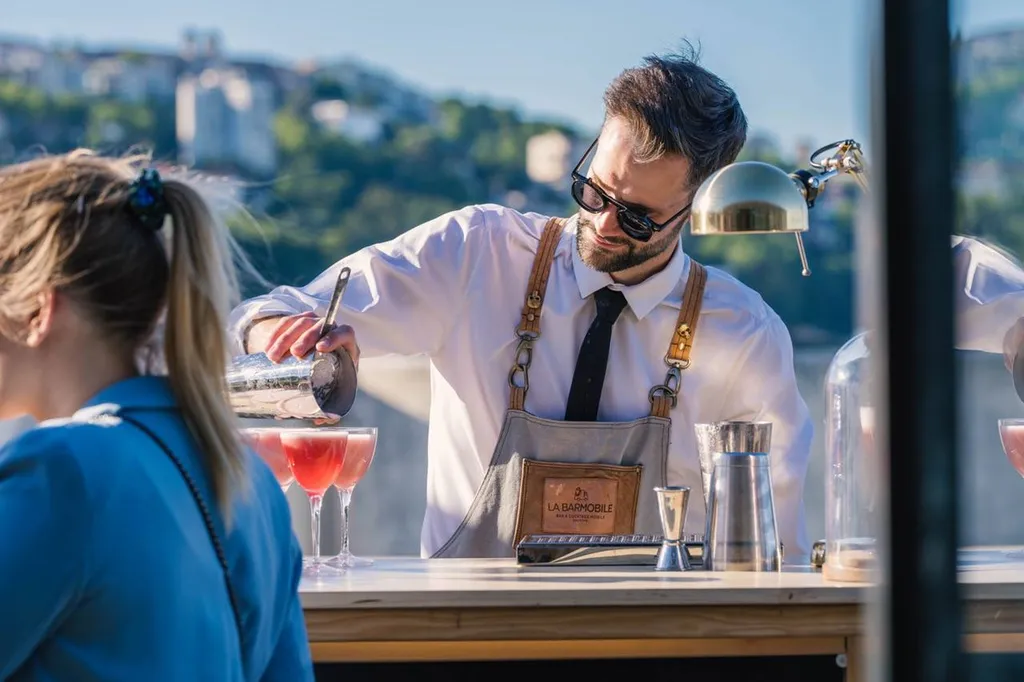 Cocktails signature préparés pour un anniversaire élégant à Vienne