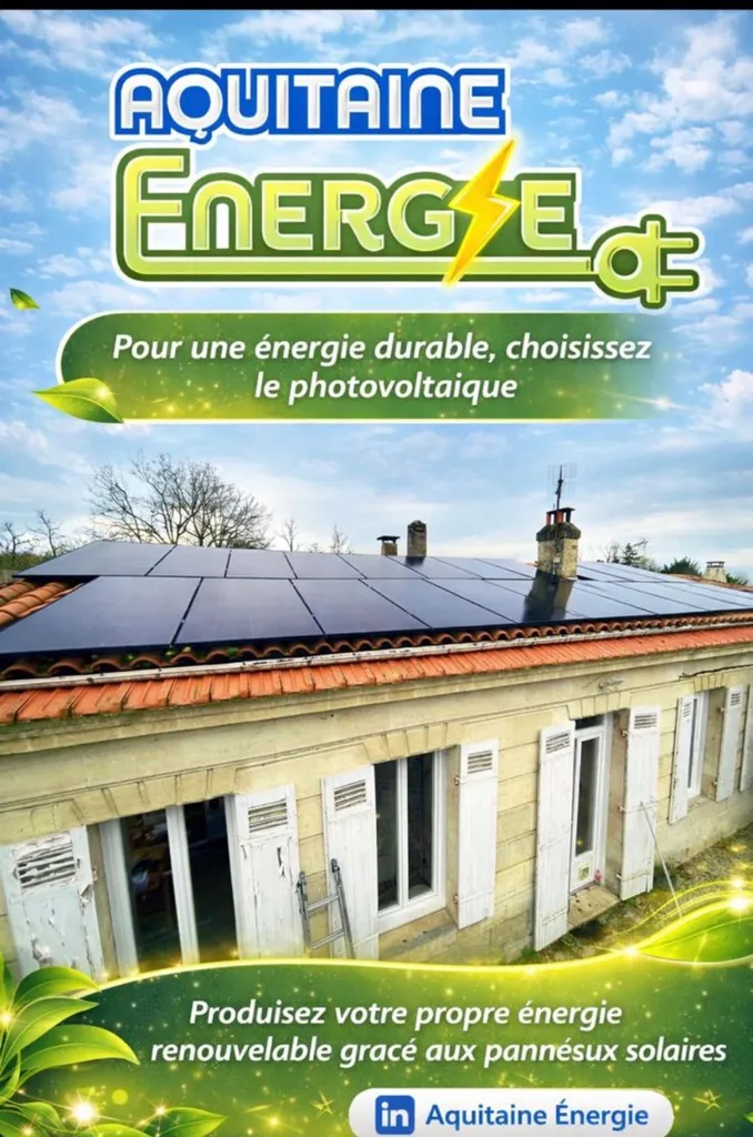 Floirac 33270, réalisation d'une visite technique préalable et pose de 3kW de panneaux photovoltaïques sans aucune sous-traitance par Aquitaine Énergie.
