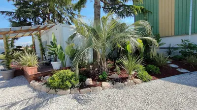 Aménagements paysagers de la salle de réunion à Nice