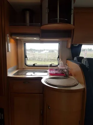 RETIRE DU PARC CAMPING CAR PROFILE CI RIVIERA 55P  4 COUCHAGES