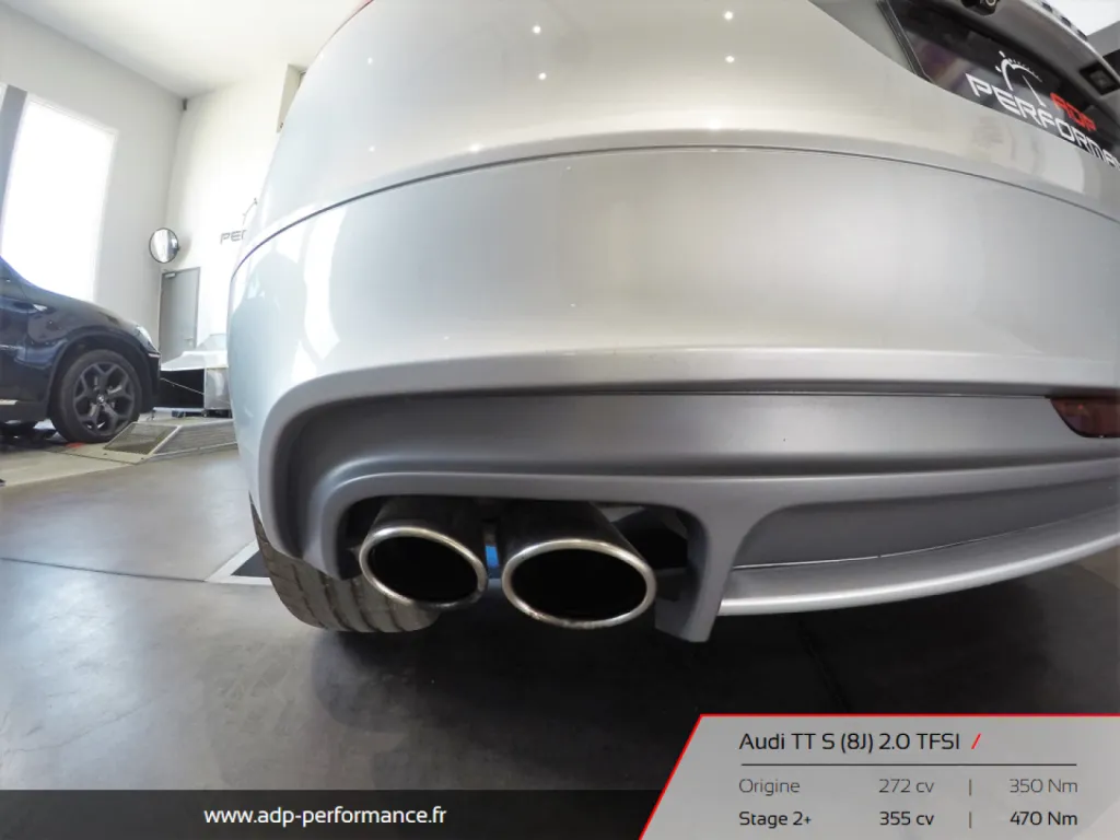 Reprogrammation moteur Montpellier - Audi TTS 2.0 TFSI 272 Stage 2 ADP Performance