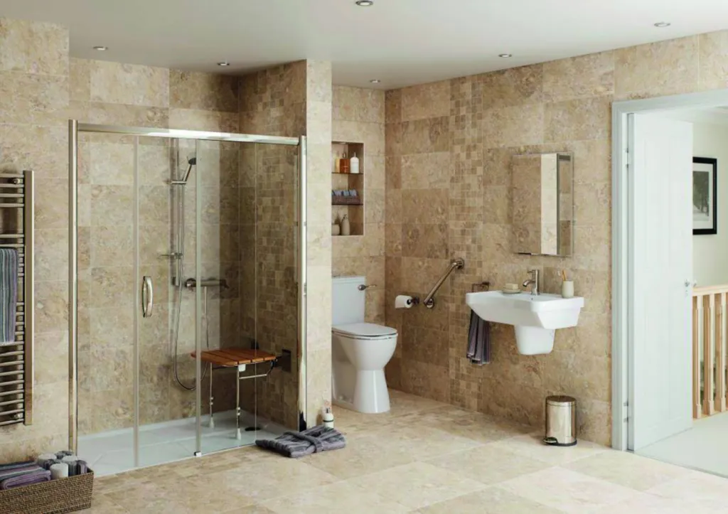 Douche pour personne agée QUIÉTUDE, idéale pour remplacer votre baignoire actuelle à Nimes dans le Gard (30) Languedoc