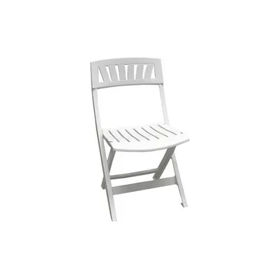 CHAISE PLIANTE EN RÉSINE BLANCHE INDISPENSABLE POUR SOIRÉE PRIVÉE