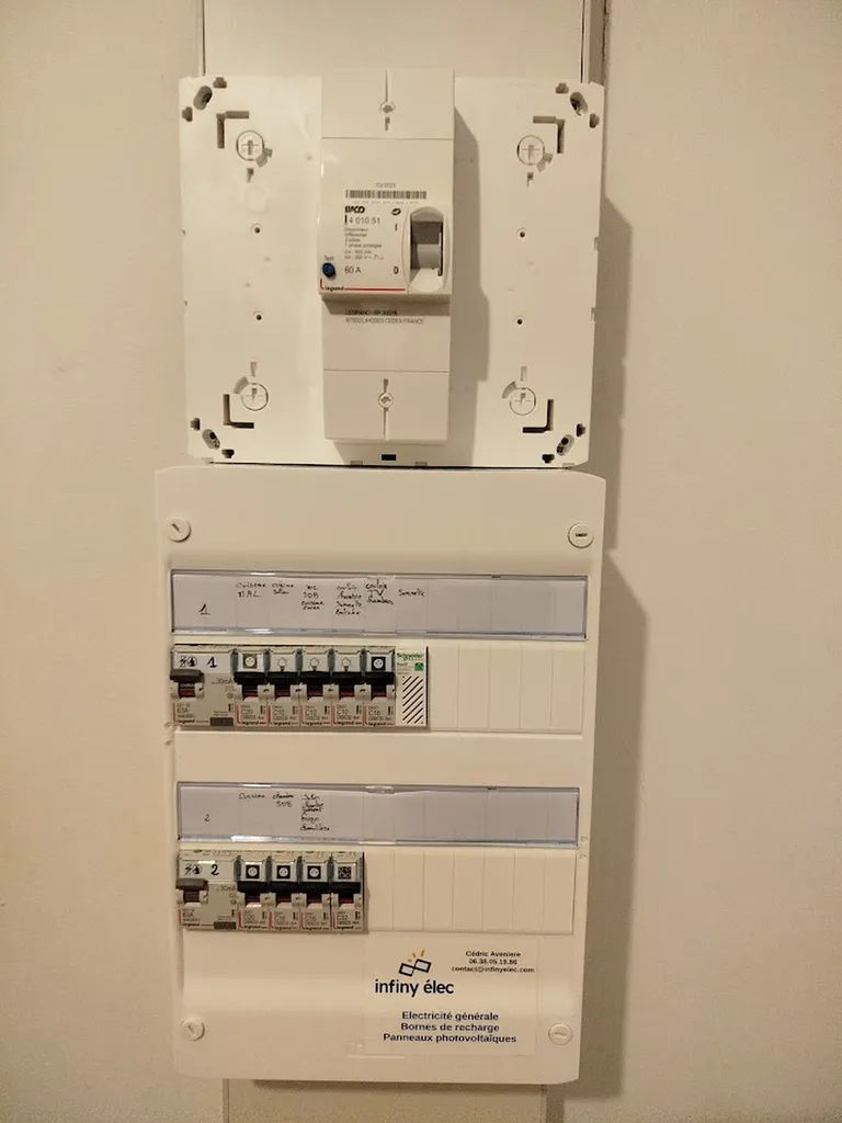 Remplacement du tableau électrique en LEGRAND par infiny elec à Montpellier