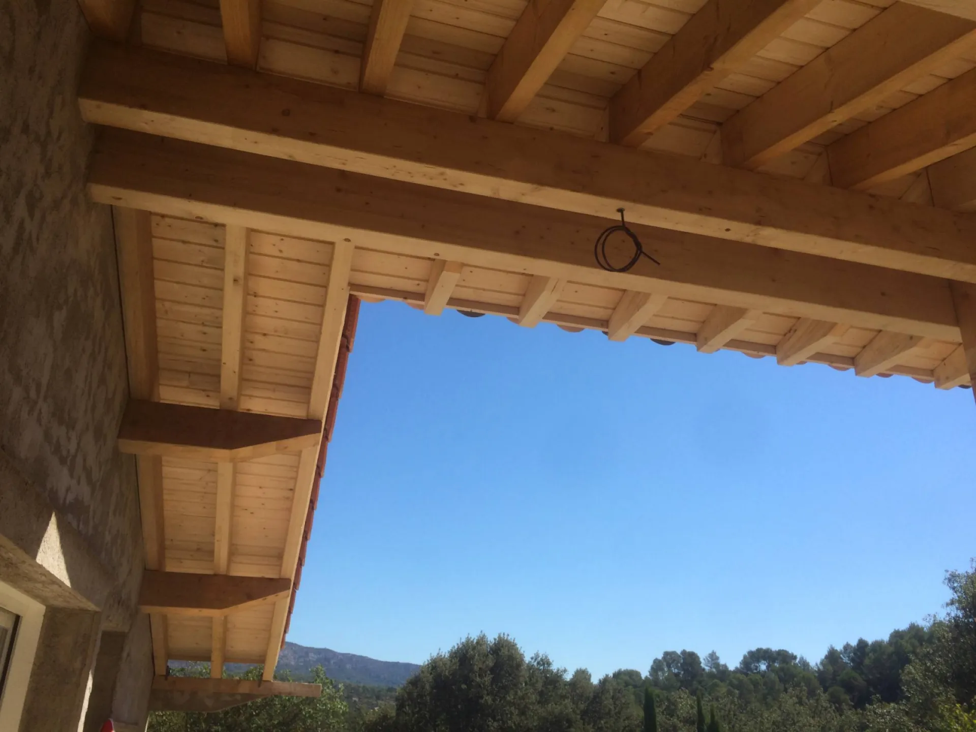 Création terrasse couverte 