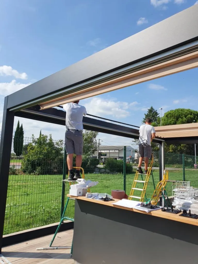 equipement exterieur pergola bioclimatique