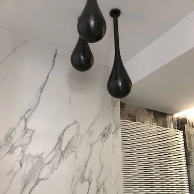 pomme de tete goccia gessi PVD noir