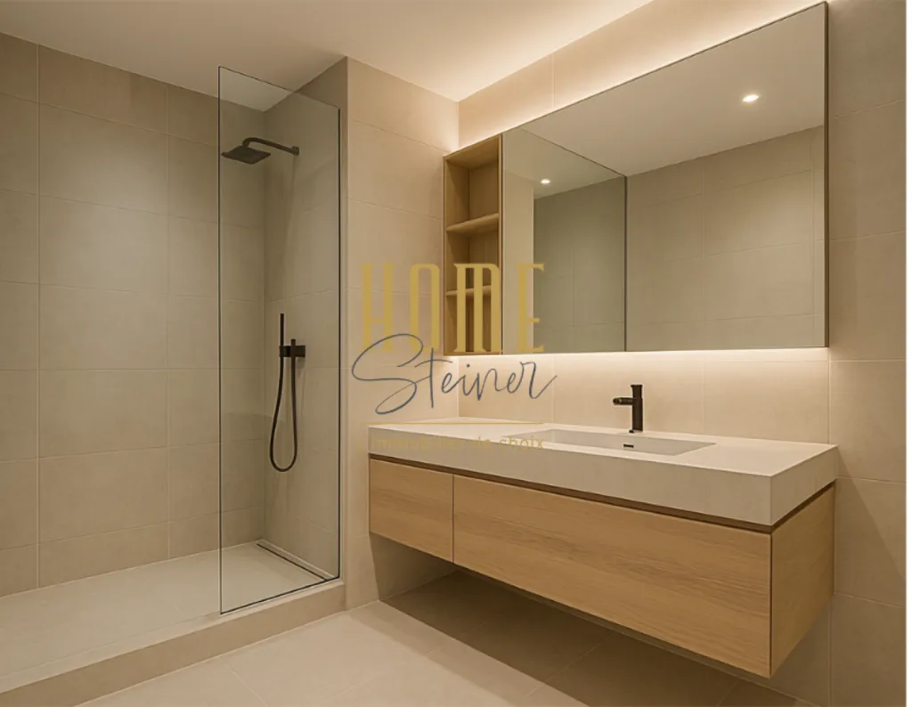 Salle de bain moderne à Haguenau 