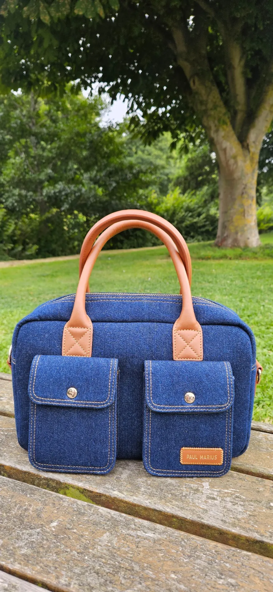 Sac Paul Marius le Dandy S Denim Brut indisponible chez Evasion Eu