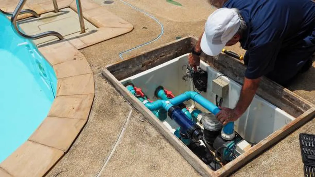 Détecter une fuite sur la vanne piscine