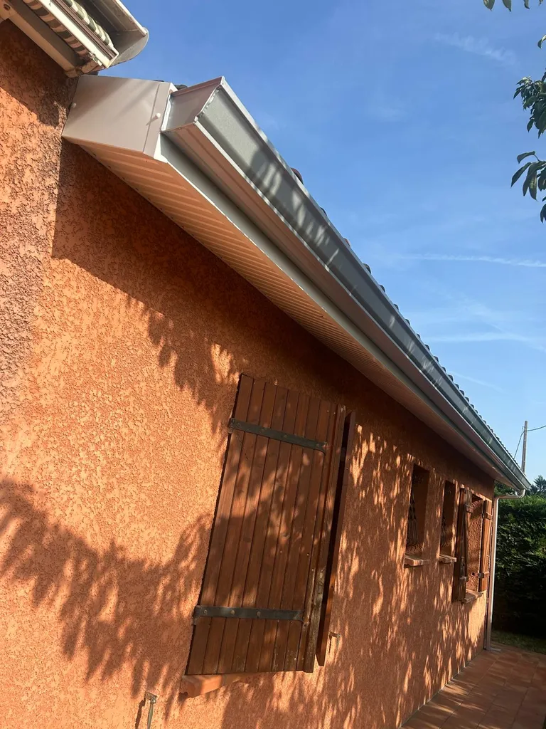 Pose de gouttière en alu Colomiers Balma Blagnac Haute Garonne