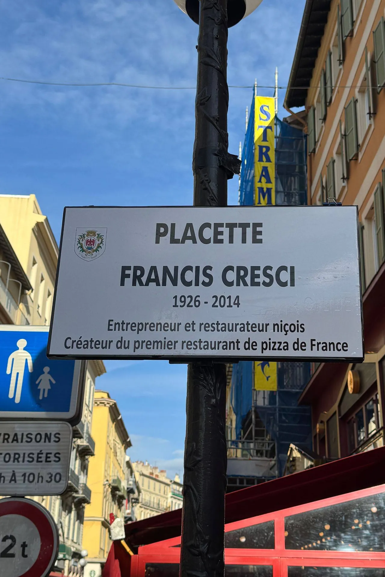 Nice rend hommage à la famille Cresci : une placette pour un nom devenu légende