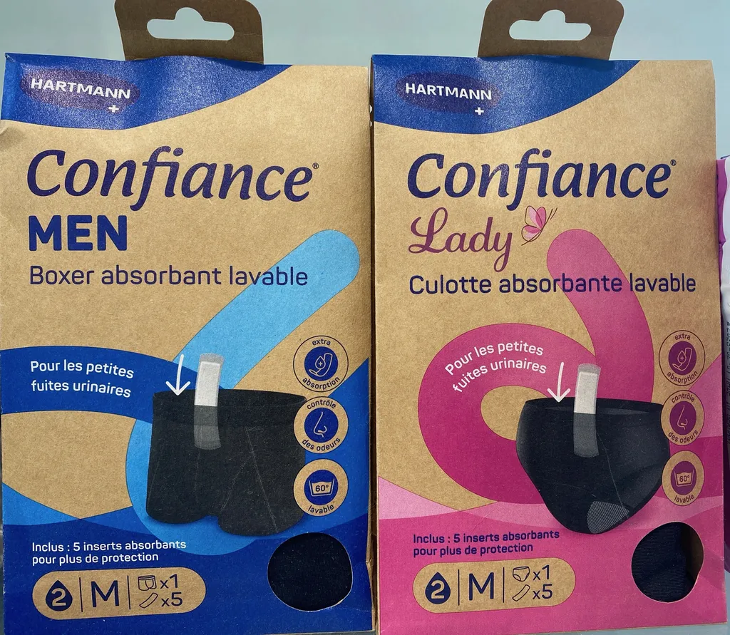 confiance protection petites fuites urinaires lavable