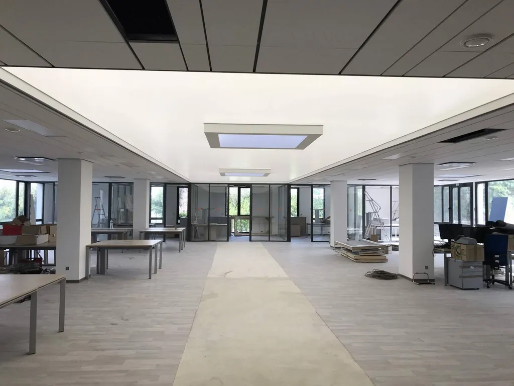Plafond tendu BARRISOL lumineux CAF de Lézignan 