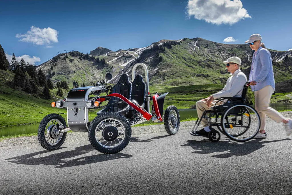 Tout-terrain électrique pour les handicapés 