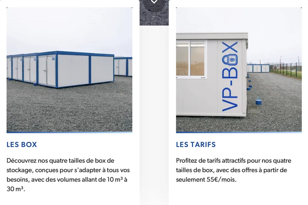 VP-Box garde meubles à Yvetot et Yerville